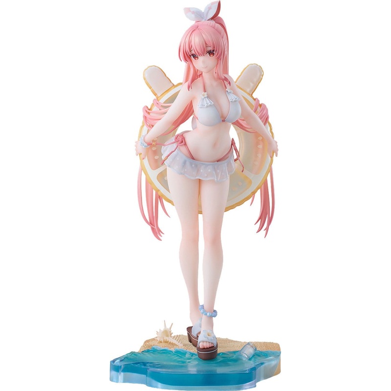 Rosuuri Original Character PVC Figure 1/7 White Rabbit Rosu: Swimsuit Ver. 25cm