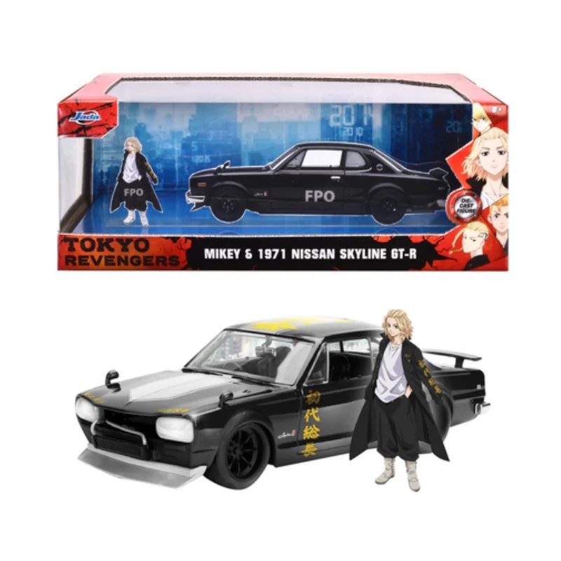TOKYO REVENGERS – Mikey & 1971 Nissan Skyline GT-R – 1:24 Figurine