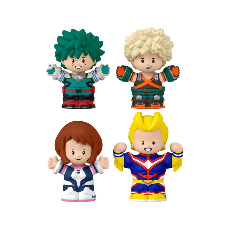 My Hero Academia – pack of 4 Fisher-Price Little People Collector mini figures 7 cm