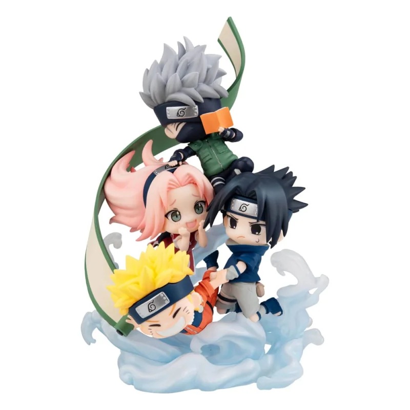Naruto Shippuden PVC statuette FigUnity Gather here, Team 7 13 cm Figurine