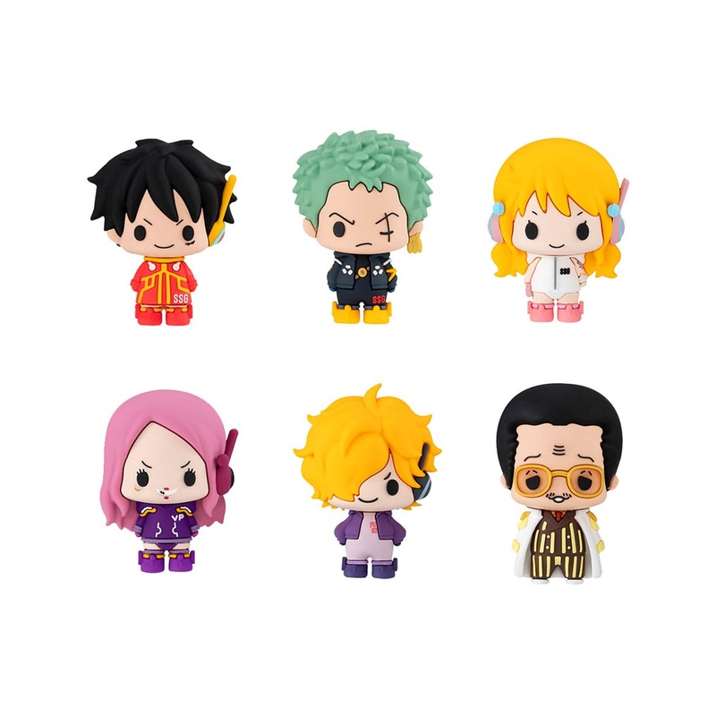 One Piece Chokorin Mascot Series pack 6 trading figures Egghead Ver. 5cm