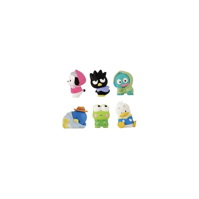 Sanrio Figure assortment Twinchees Hapidanbui Hoodie 5 cm (24) Figurine