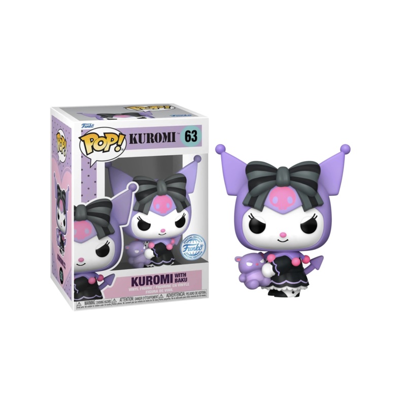 SANRIO – POP No. 63 – Kuromi with Baku