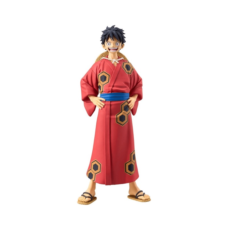 One Piece Figure DXF Wano Country Luffy Yukata Figure By Banpresto