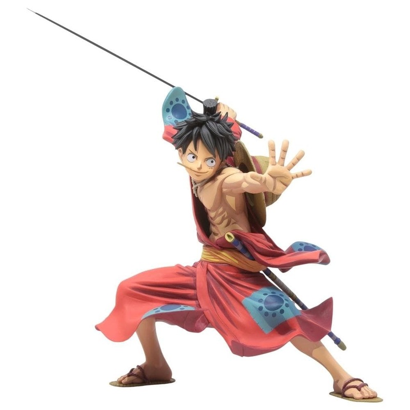One Piece World Figure Colosseum 3 Super Master Stars Piece Manga Dimensions Monkey D. Luffy