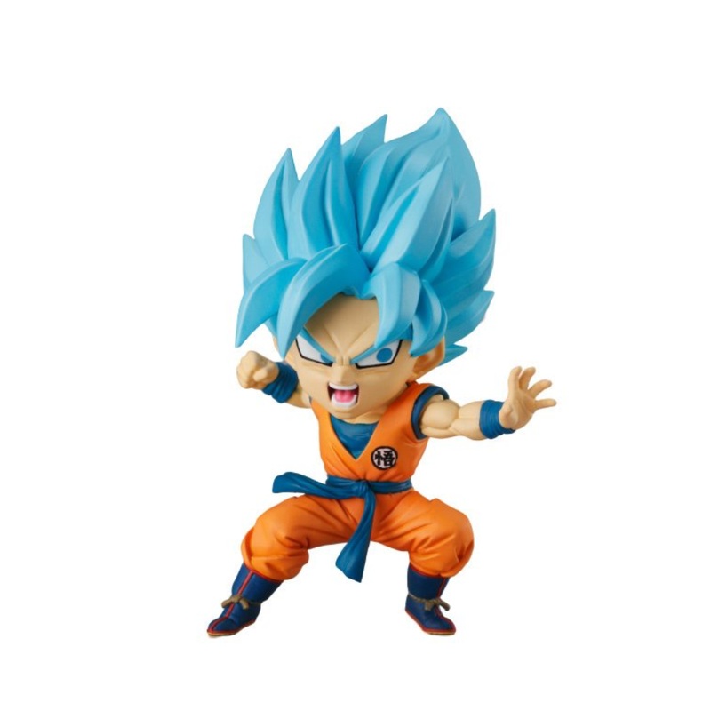 Dragon Ball Z Super Saiyan Blue Son Goku  Chibi Masters Figure by Bandai Namco  (Wave 1)