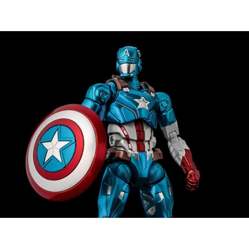Marvel Fighting Armor Captain America Figure