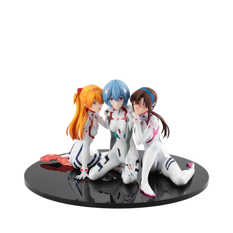 Evangelion: 3.0+1.0 Thrice Upon a Time Asuka , Rei , Mari : Newtype Cover ver.1/8 scale Figure By KADOKAWA