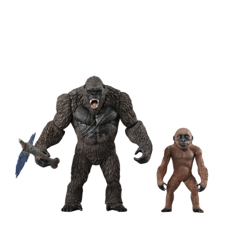 Godzilla x Kong: The New Empire Ultimate Article Monsters King Kong (2024 Ver.) & Suko Action Figure Set By MegaHouse