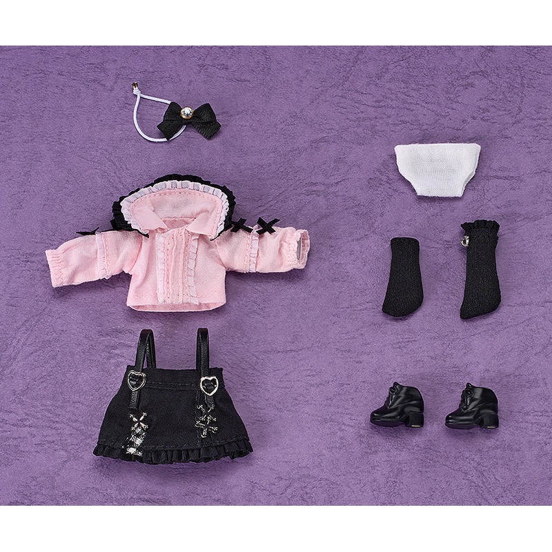 Nendoroid Doll Outfit Set: Suspender Skirt Set (Pink & Black/White & Pink/White & Blue)