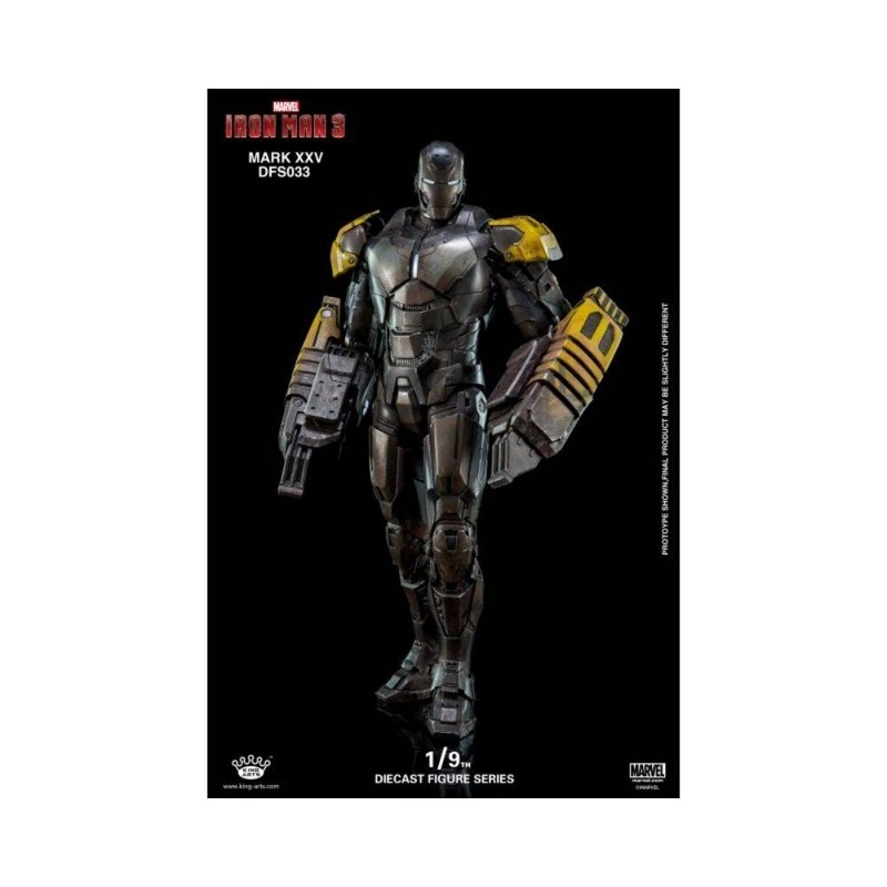 King Arts : Marvel – Diecast Iron Man 3 Mark XXV