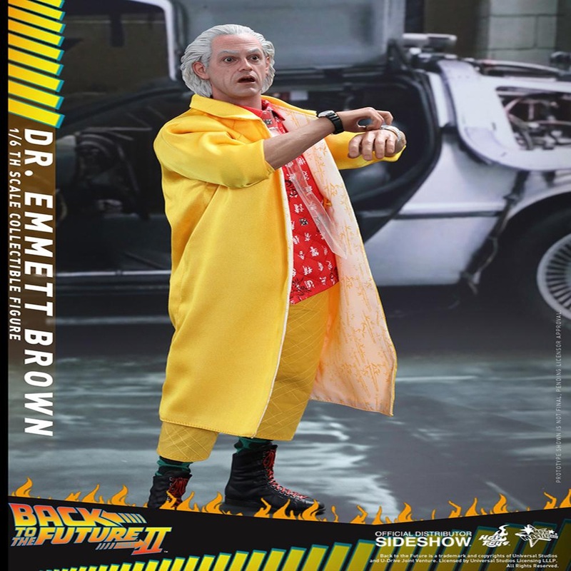 Back to The Future Part II MMS380 Dr. Emmett Brown 1/6th Scale Collectible Figure