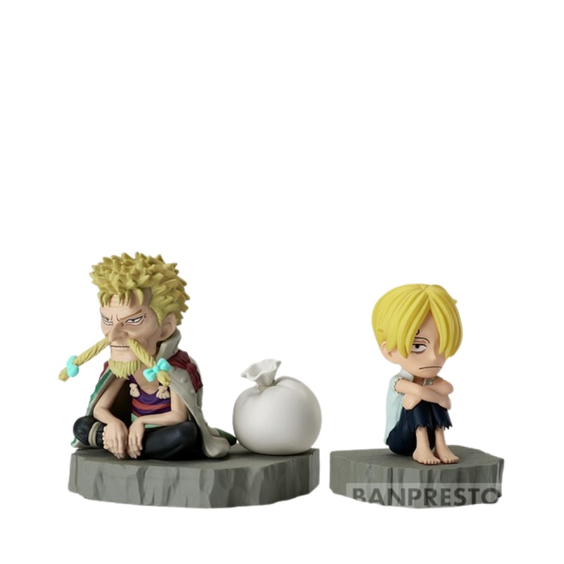 ONE PIECE LOG STORIES-SANJI & ZEFF WCF Figure By Banpresto