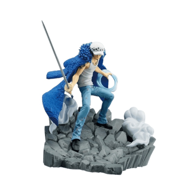 ONE PIECE TRAFALGAR LAW SENKOZEKKEI Figure By Banpresto
