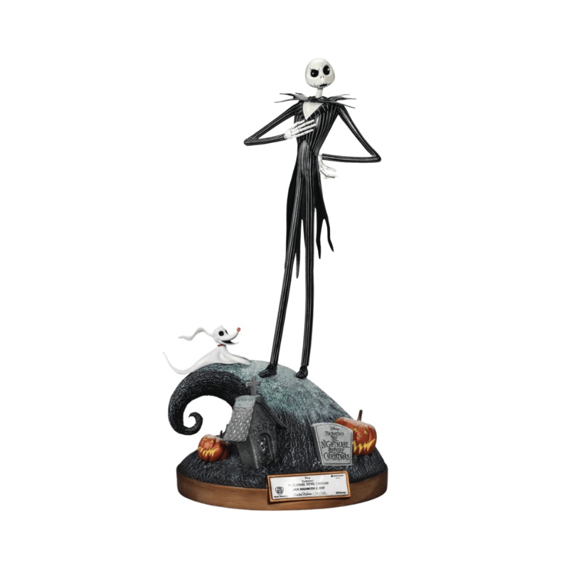 The Nightmare Before Christmas Master Craft MC-076 Jack Skellington & Zero Limited Edition Statue By Beast Kingdom