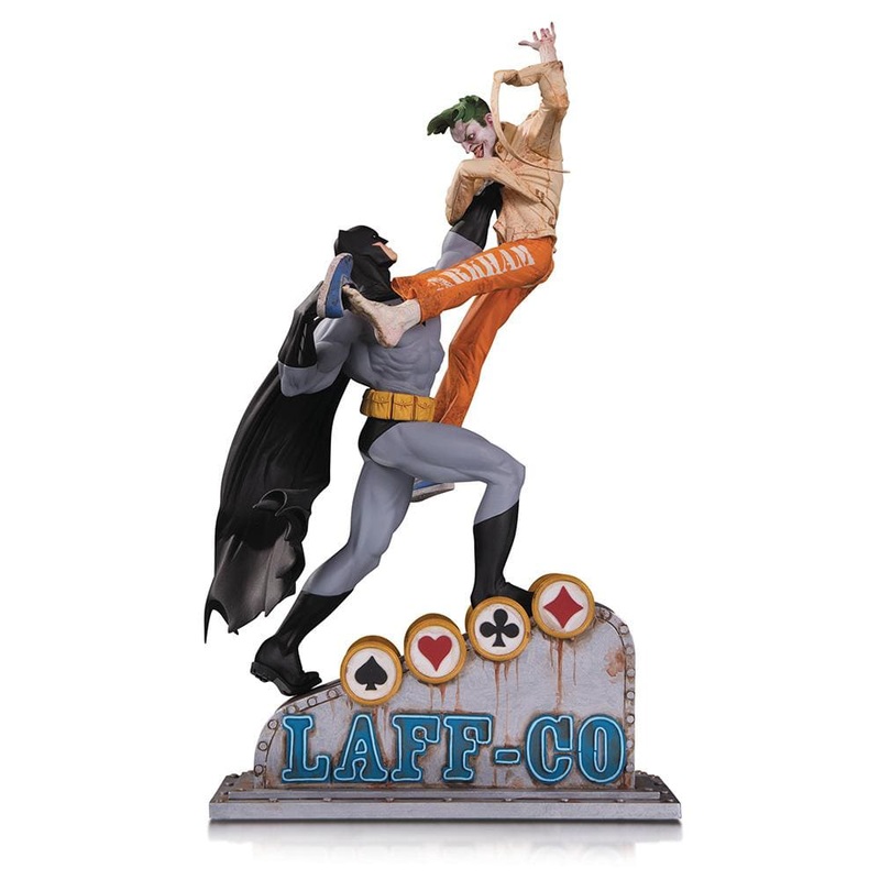 Batman VS Joker  Laff Co  Battle Statue
