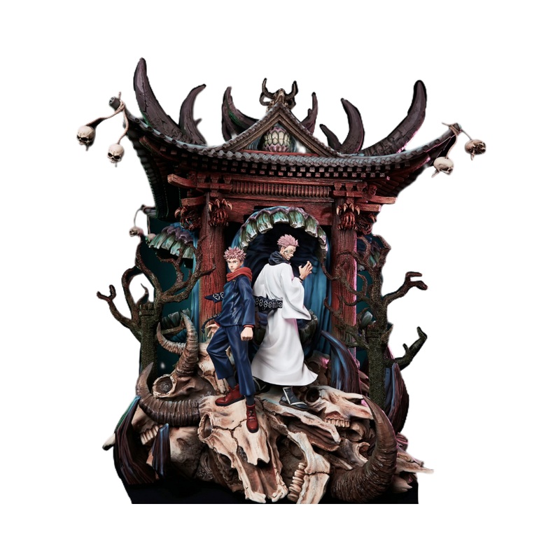 JUJUTSU KAISEN Itadori Yuji & Ryomen Sukuna 1/4 Scale Statue By UNiQUE ART