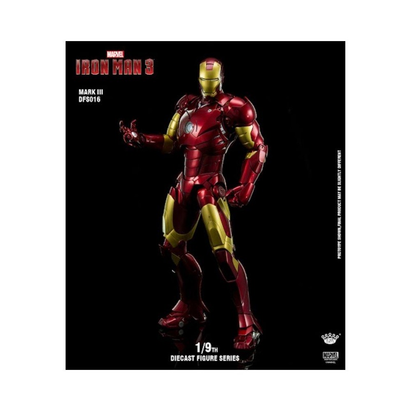 King Arts : Marvel – Diecast Iron Man 3 Mark III