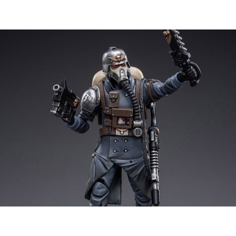 Warhammer 40K Death Korps of Krieg Veteran Squad Guardsman Squad Sergeant 1/18 Scale Action Figure
