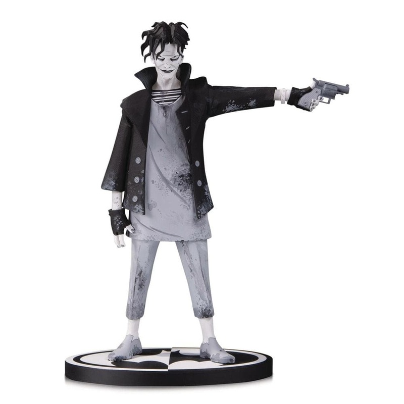 BATMAN BLACK & WHITE THE JOKER STATUE BY GERARD WAY