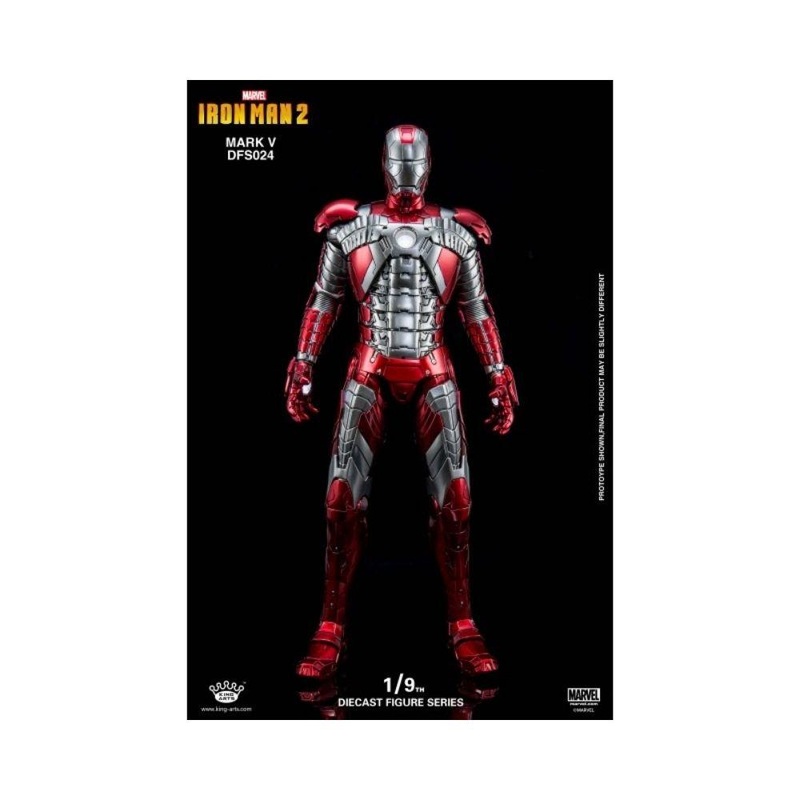 King Arts : Marvel – Diecast Iron Man 2 Mark V