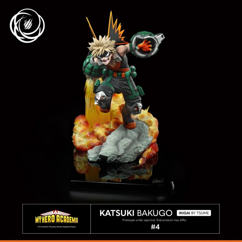 My Hero Academia KATSUKI BAKUGO Ikigai Statue By Tsume Art