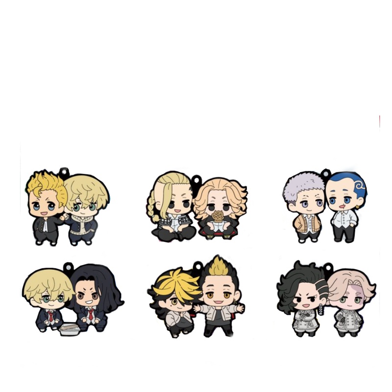 Tokyo Revengers Rubber Mascot Buddycolle Mini Collectible Figures by Megahouse