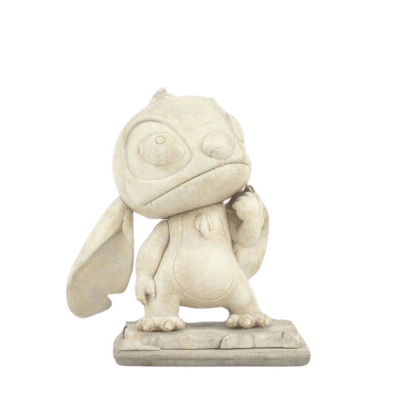 MEA-045 Stitch Art Gallery Series Stitch Stone Statue By Beast Kingdom