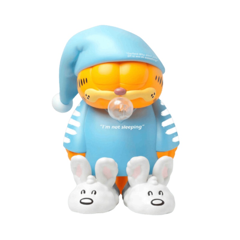 Garfield “I am not Sleeping” Blue 26cm Figure By ZCWO