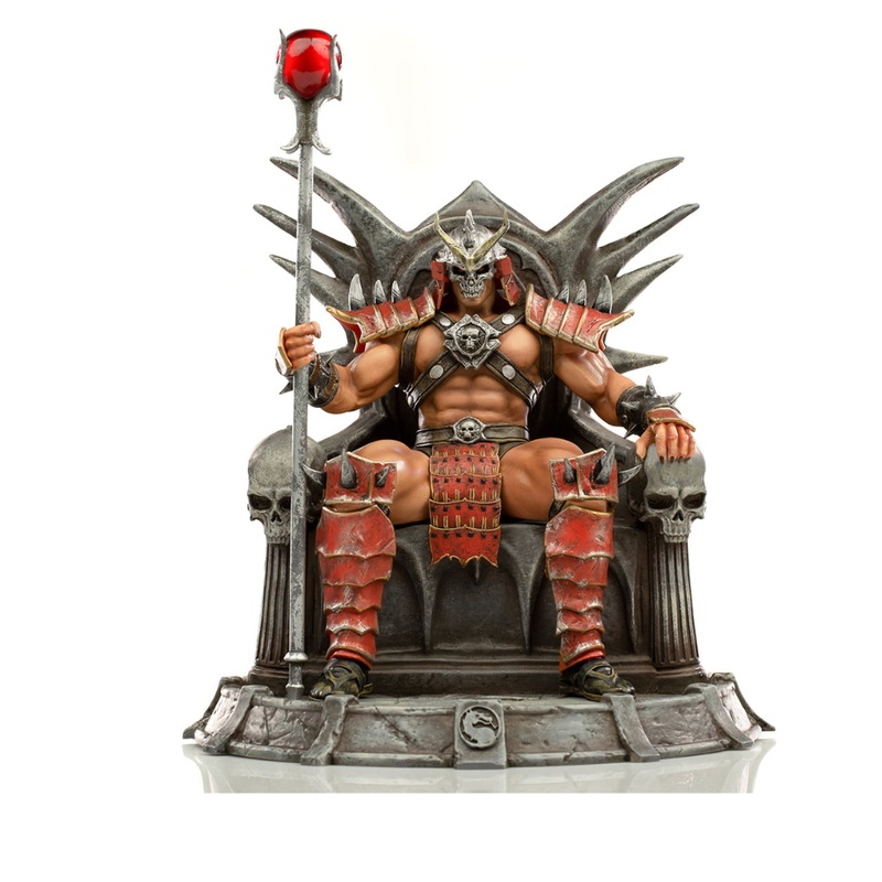 MORTAL KOMBAT SHAO KAHN DELUXE ART SCALE 1/10 STATUE BY IRON STUDIOS