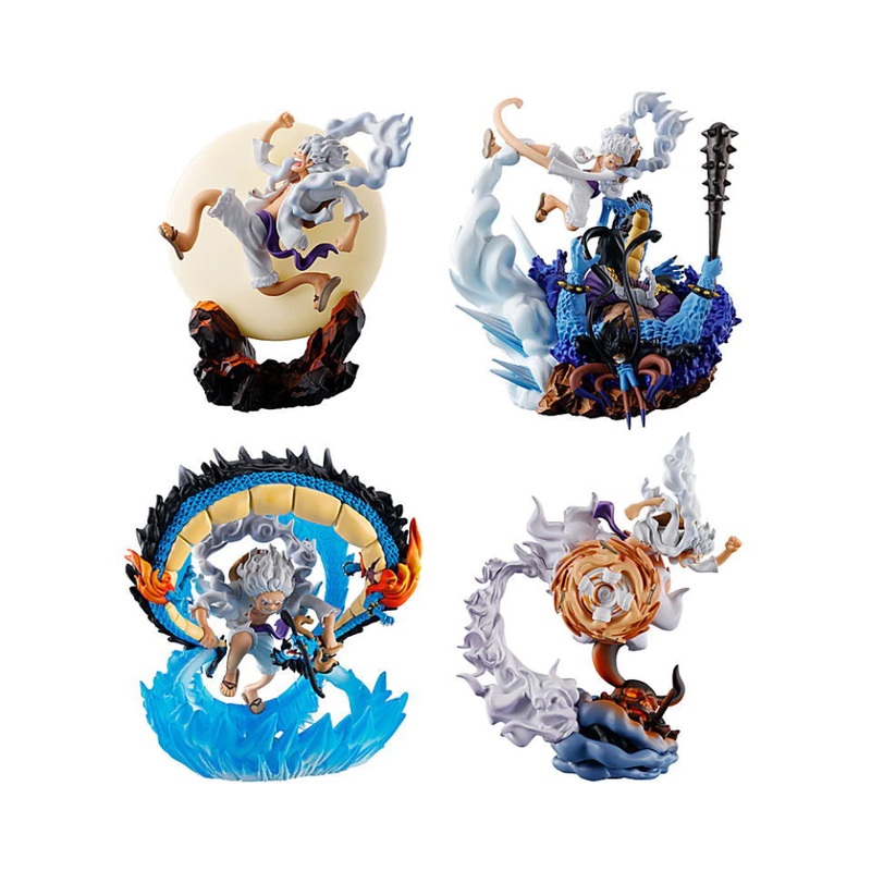 ONE PIECE GEAR5 LOGBOX RE BIRTH Pettitrama series Figure By MegaHouse (1 Random)
