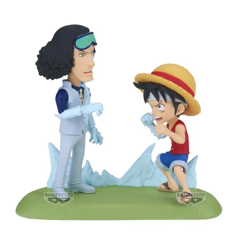 ONE PIECE – Luffy Vs Kuzan – WCF Log Stories Figure 9cm Figurine