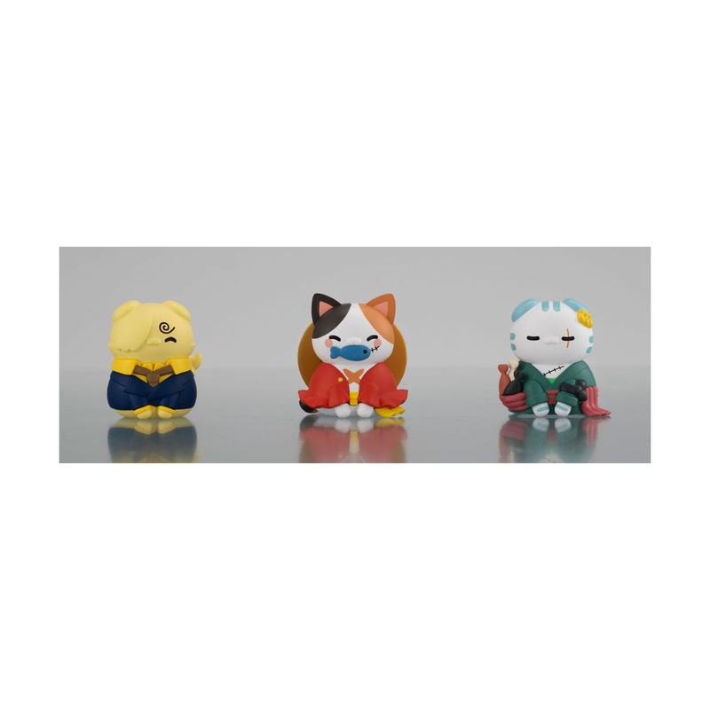 One Piece – Mega Cat Project pack 3 trading figures Nyan Piece Nyan! Happy Trio 2024 Limited Ver. 3cm