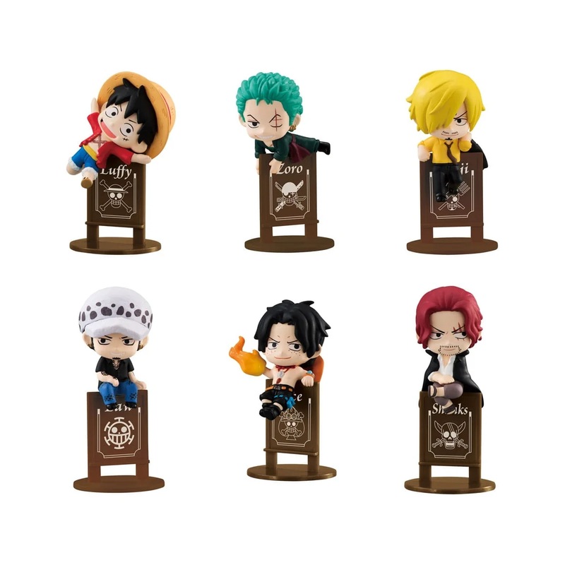 One Piece Ochatomo Series assortment trading figures Pirates Party 4 cm (8) Figurine