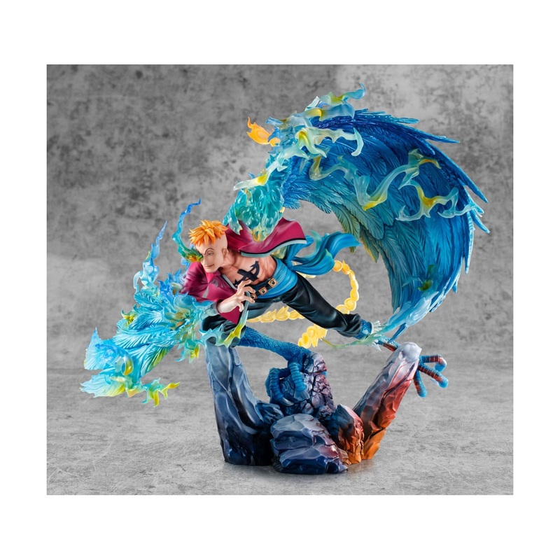 One Piece – Statuette Portrait Of Pirates MAS Maximum Marco the Phoenix Leader of 1st group of Whitebeard Pirates 32 cm