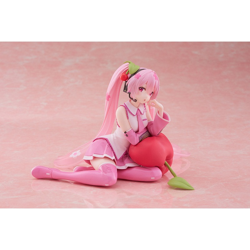 Hatsune Miku – Sakura Miku Desktop Cute Figure (Cherry Cushion Ver.)