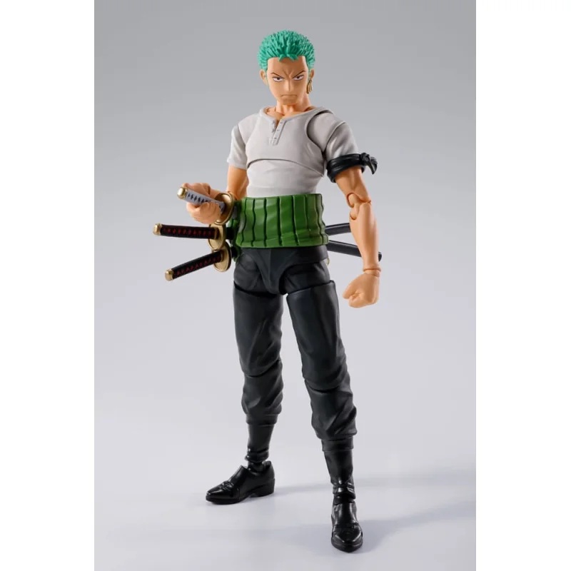 One Piece action figure SHFiguarts Roronoa Zoro Romance Dawn Ver. 15cm Figurine
