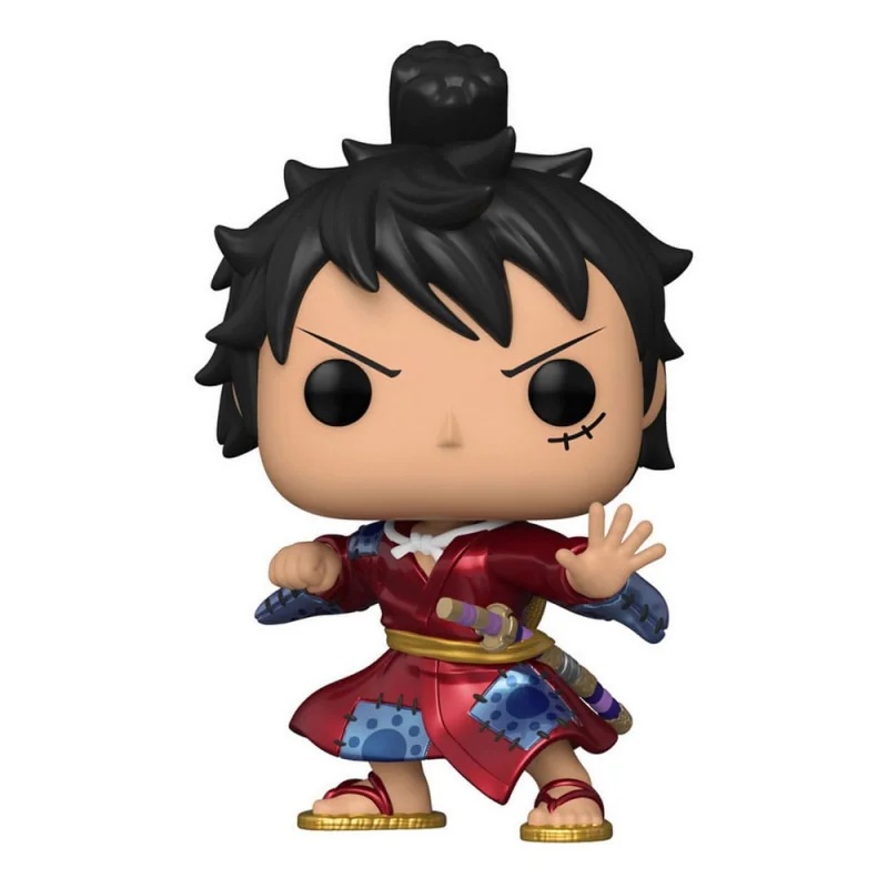 One Piece Figure POP! Animation Vinyl Luffy in Kimono(MT) Exclusive 9 cm Figurine