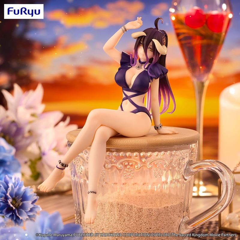 OVERLORD – Noodle Stopper Figure -Albedo Swimsuit Dark Purple Color ver.-