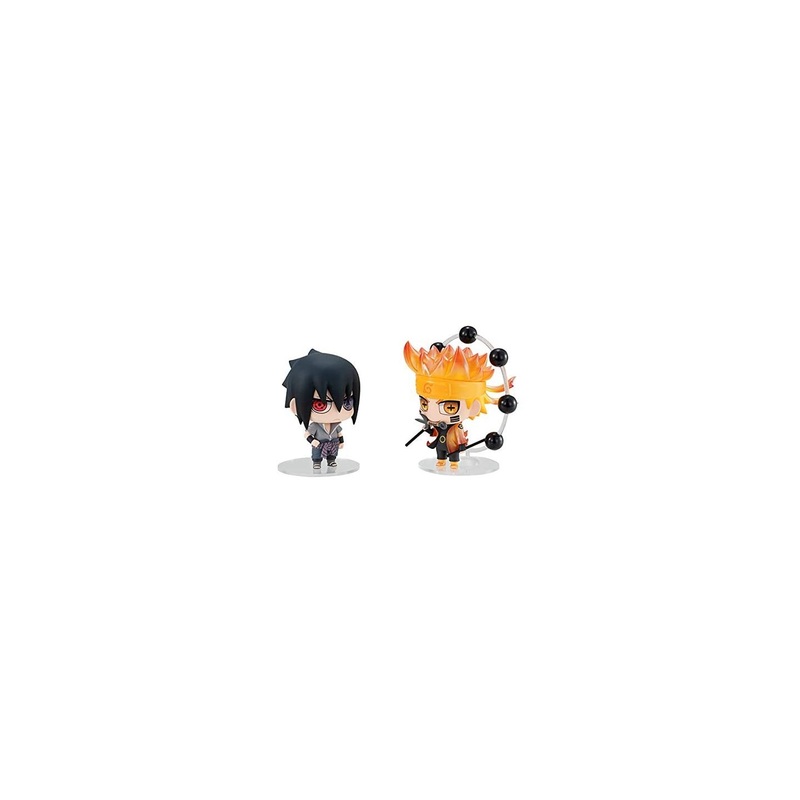 MegaHouse -NARUTO Shippuden- Chimimega Buddy Series Uzumaki Naruto & Uchiha Sasuke Ninkai Taisen Set Figure