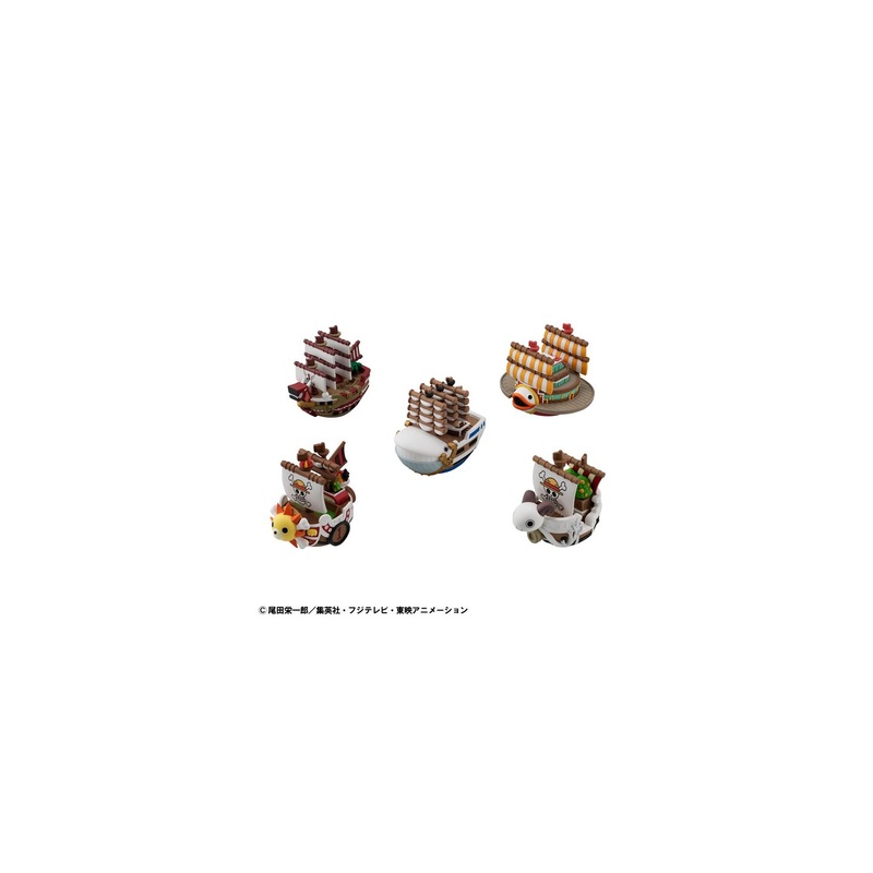 Megahouse YuraColle Series ONE PIECE Grand Line Collection 6 Pack Box
