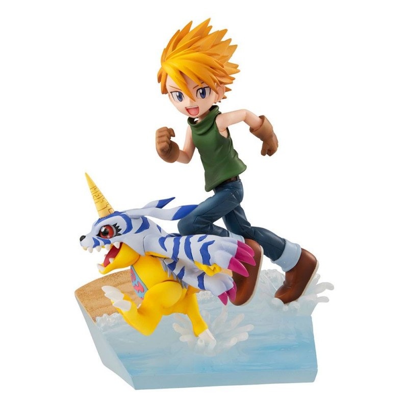 Digimon Adventure GEM Series Yamato Ishida & Gabumon PVC Statue 2022 Ver. 12cm Figurine