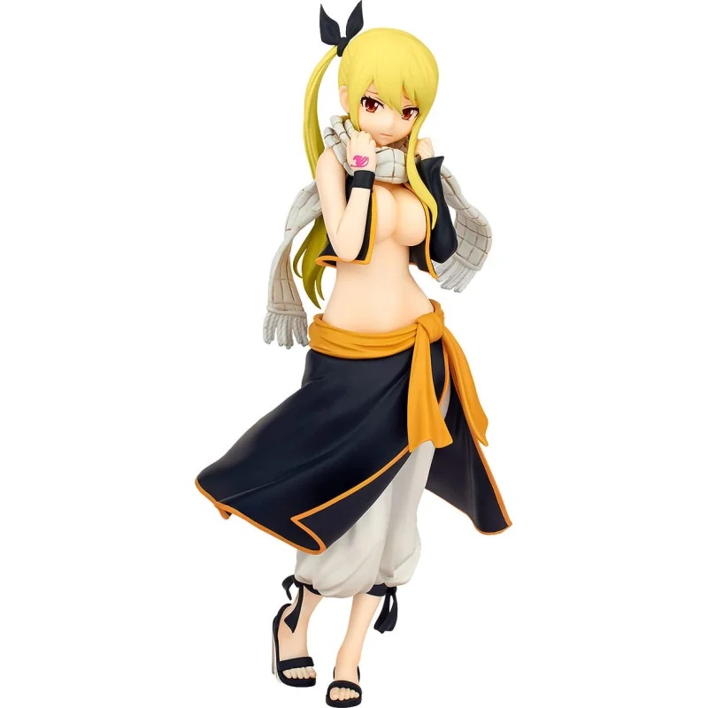 Fairy Tail Pop Up Parade Lucy Heartfilia Natsu Costume Ver. L Size 22 cm Figurine