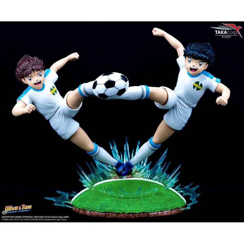 Captain tsubasa golden twin shot resin Figurine