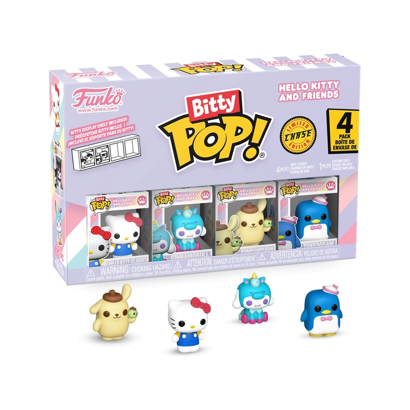 Hello Kitty and Friends – pack of 4 Bitty POP figures! Vinyl Series 1 2 cm
