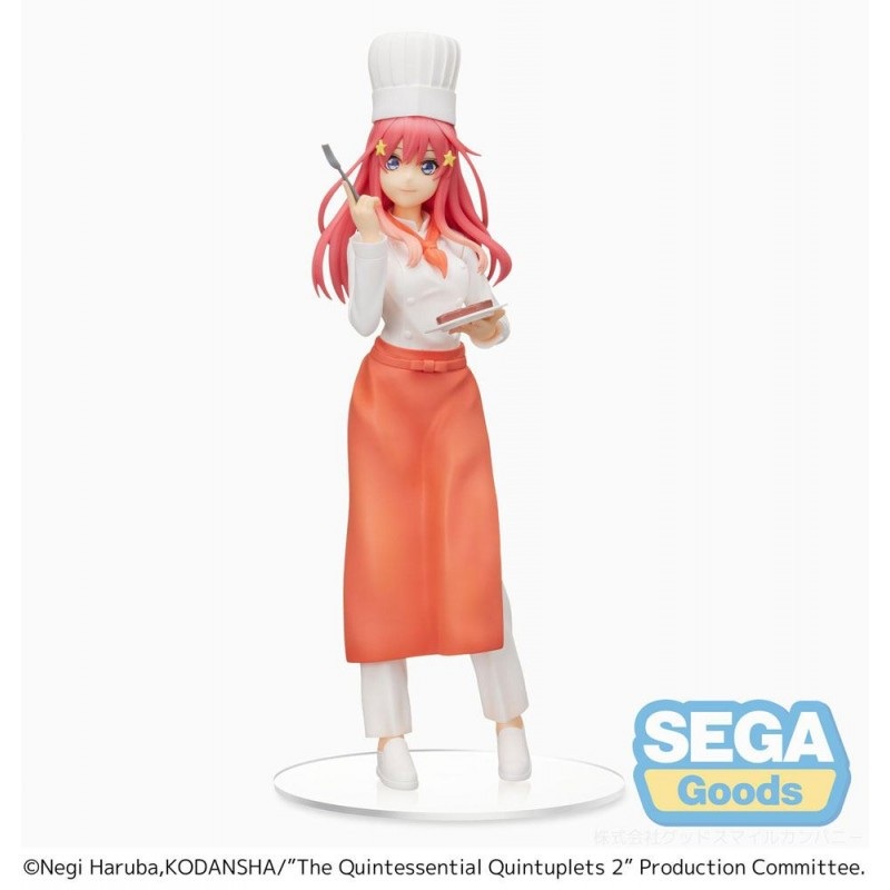 The Quintessential Quintuplets 2 Itsuki Nakano Cook SPM PVC Statue Ver. 23cm Figurine