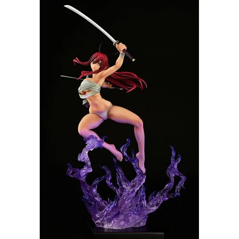 Fairy Tail Statue 1/6 Erza Scarlet Samurai Ver. Shikkoku 43cm Figurine