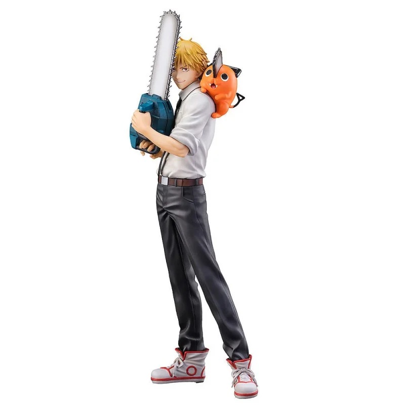 Chainsaw Man S-Fire PVC Statue 1/7 Denji & Pochita 24 cm Figurine