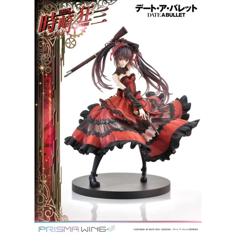 Date A Live Fragment: Date A Bullet Figure PVC 1/7 Prisma Wing Kurumi Tokisaki 27 cm Figurine