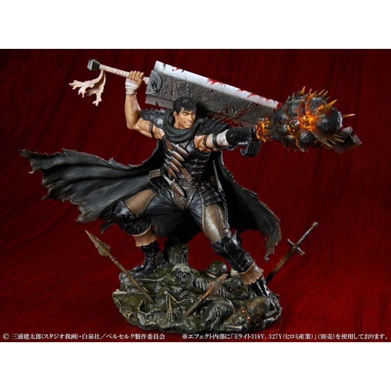 BERSERK – Guts “Black Swordsman” – Statuette 1/7 26cm Figurine